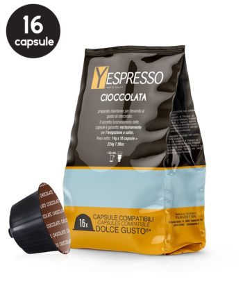 16 Capsule Yespresso Cioccolato – Compatibile Dolce Gusto