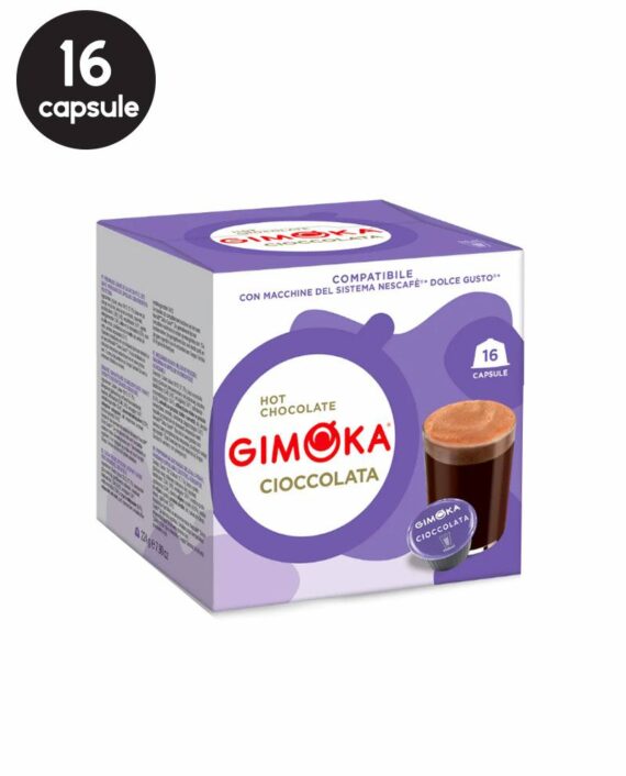 16 Capsule Gimoka Cioccolata – Compatibile Dolce Gusto