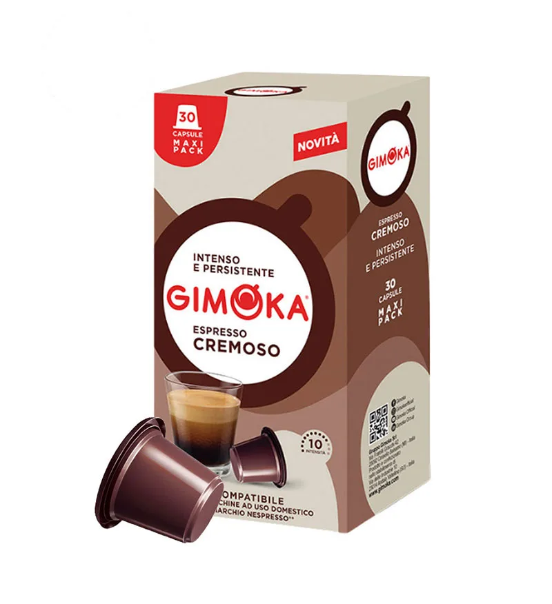 30 Capsule Gimoka Espresso Cremoso - Compatibile Nespresso 30 Capsule Gimoka Espresso Cremoso - Compatibile Nespresso