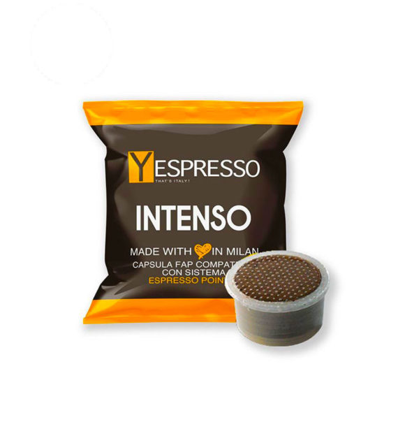 100 Capsule Yespresso Intenso – Compatibile Espresso Point