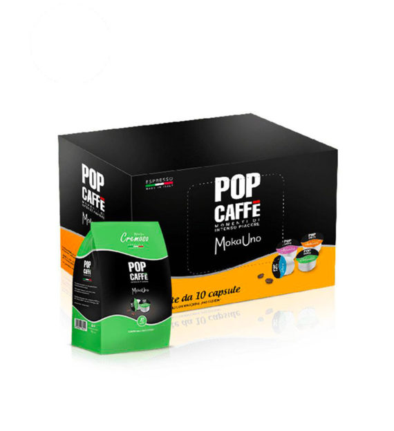 100 Capsule Pop Caffe Miscela 2 Cremoso – Compatibile Uno System
