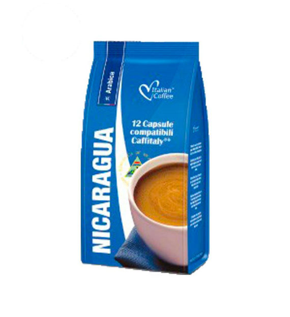 12 Capsule Italian Coffee Nicaragua Arabica – Compatibile Cafissimo / Caffitaly / BeanZ