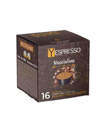 16 Capsule Yespresso Nocciolino – Compatibile Dolce Gusto 16 Capsule Yespresso Nocciolino – Compatibile Dolce Gusto – Kafferoma