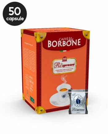 50 Capsule Borbone Respresso Miscela Nera - Compatibile Nespresso