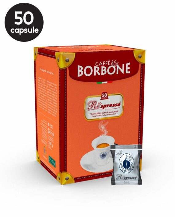 50 Capsule Borbone Respresso Miscela Nera - Compatibile Nespresso