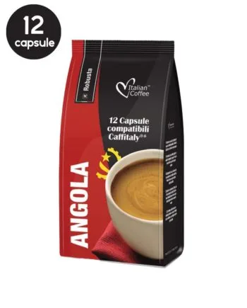 12 Capsule Italian Coffee Angola Robusta – Compatibile Cafissimo / Caffitaly / BeanZ 12 Capsule Italian Coffee Angola Robusta – Compatibile Cafissimo / Caffitaly / BeanZ