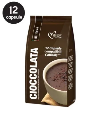 12 Capsule Italian Coffee Cioccolata – Compatibile Cafissimo / Caffitaly / BeanZ 12 Capsule Italian Coffee Cioccolata – Compatibile Cafissimo / Caffitaly / BeanZ