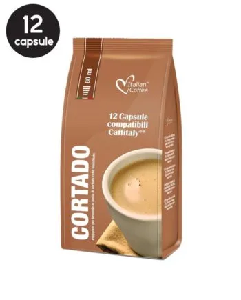 12 Capsule Italian Coffee Cortado – Compatibile Cafissimo / Caffitaly / BeanZ 12 Capsule Italian Coffee Cortado – Compatibile Cafissimo / Caffitaly / BeanZ