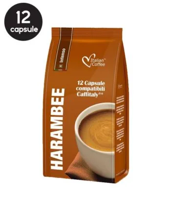 12 Capsule Italian Coffee Harambee Intenso – Compatibile Cafissimo / Caffitaly / BeanZ 12 Capsule Italian Coffee Harambee Intenso – Compatibile Cafissimo / Caffitaly / BeanZ