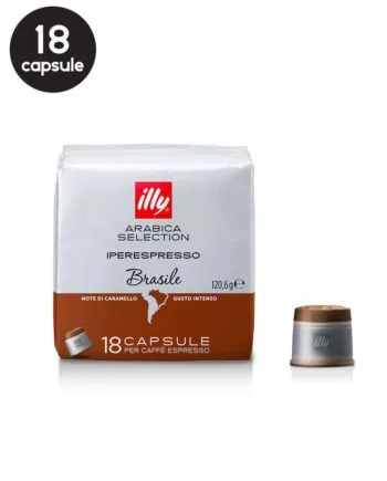18 Capsule Illy Iperespresso Brasile
