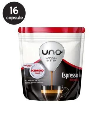 16 Capsule Kimbo Uno System Espresso Napoli
