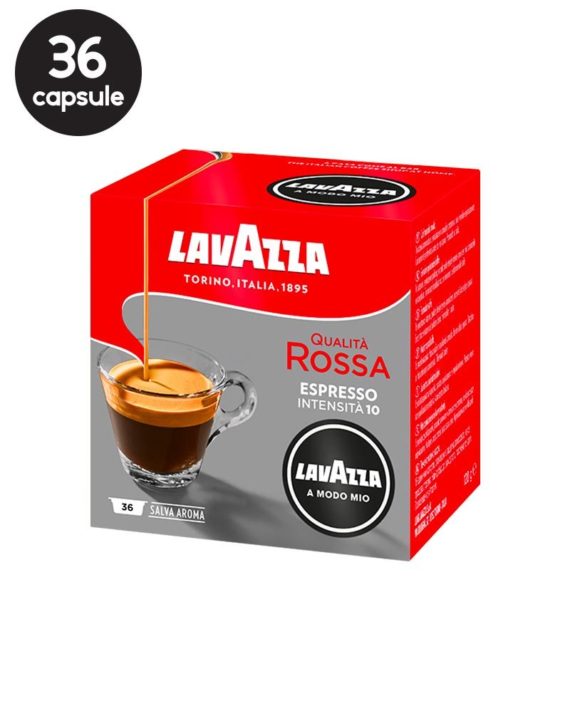 36 Capsule Lavazza A Modo Mio - Espresso Qualita Rossa