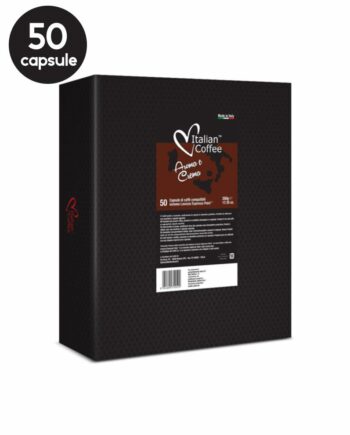 50 Capsule Italian Coffee Aroma e Crema – Compatibile Espresso Point