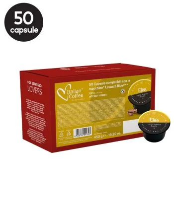 50 Capsule Italian Coffee Elisir Arabica – Compatibile Lavazza Blue 50 Capsule Italian Coffee Elisir Arabica – Compatibile Lavazza Blue