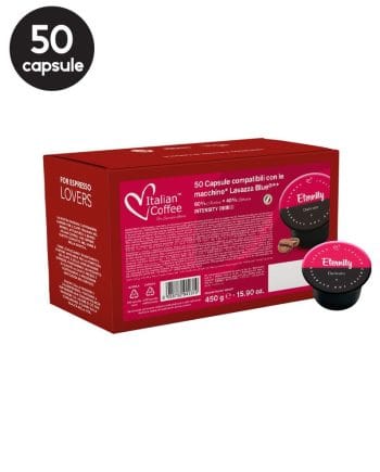 50 Capsule Italian Coffee Eternity Delicato – Compatibile Lavazza Blue 50 Capsule Italian Coffee Eternity Delicato – Compatibile Lavazza Blue