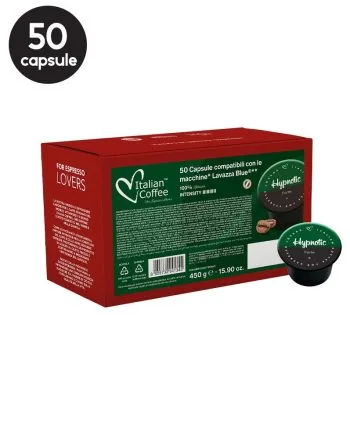 50 Capsule Italian Coffee Hypnotic Forte – Compatibile Lavazza Blue 50 Capsule Italian Coffee Hypnotic Forte – Compatibile Lavazza Blue