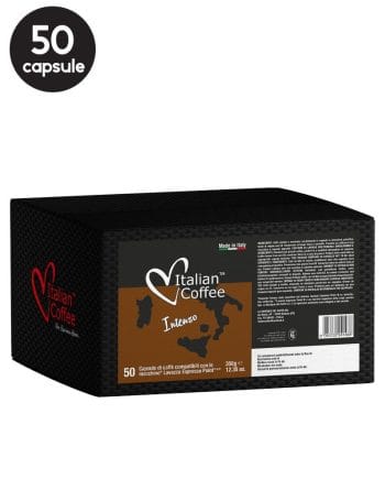 50 Capsule Italian Coffee Intenso – Compatibile Espresso Point