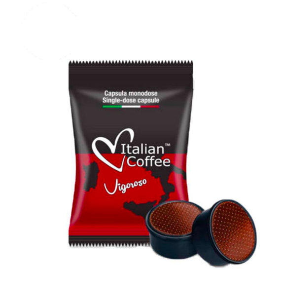 50 Capsule Italian Coffee Vigoroso – Compatibile Espresso Point