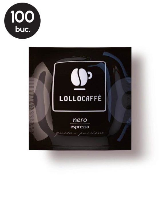 100 Paduri Lollo Caffe Espresso Nero - Compatibile ESE44
