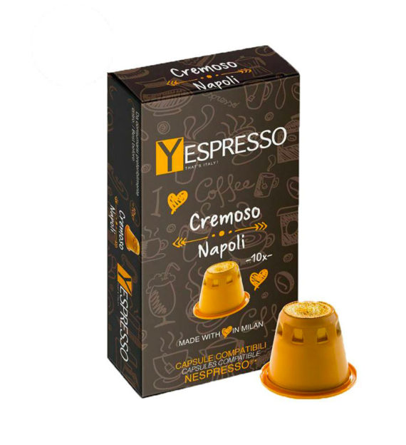 50 Capsule Yespresso Cremoso Napoli - Compatibile Nespresso
