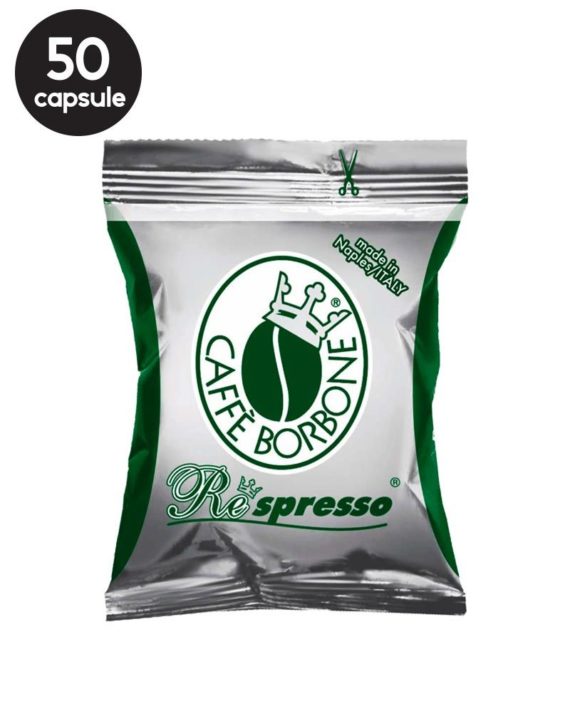 50 Capsule Borbone Respresso Miscela Dek - Compatibile Nespresso