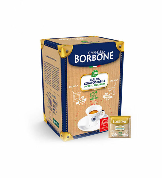 50 Paduri Biodegradabile Borbone Espresso Miscela Oro - Compatibile ESE44