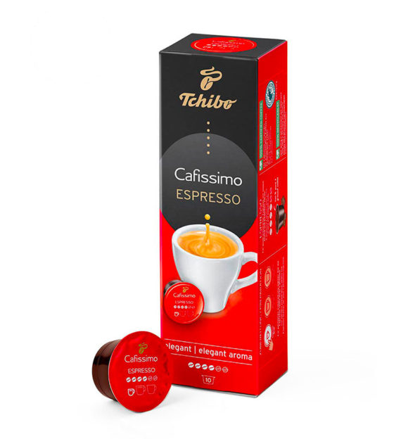 10 Capsule Tchibo Cafissimo Espresso Elegant Aroma