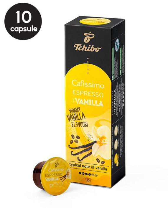 10 Capsule Tchibo Cafissimo Espresso Vanilla