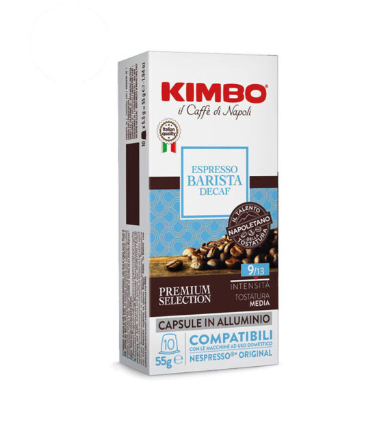 10 Capsule Kimbo Espresso Decaf - Compatibile Nespresso