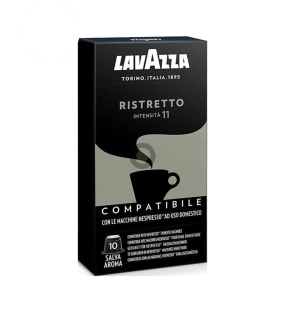 10 Capsule Lavazza Espresso Ristretto - Compatibile Nespresso