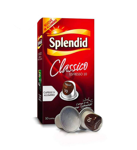 10 Capsule Aluminiu Splendid Classico – Compatibile Nespresso