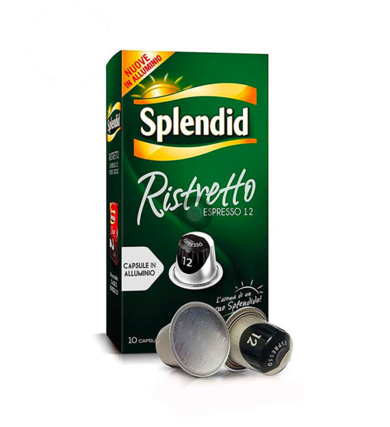 10 Capsule Aluminiu Splendid Ristretto – Compatibile Nespresso