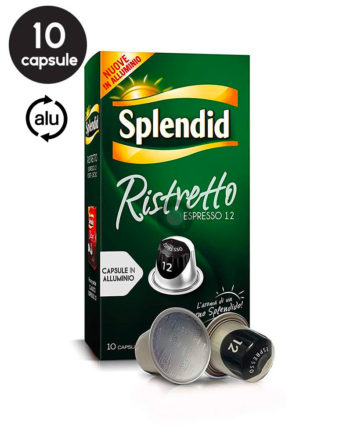 10 Capsule Aluminiu Splendid Ristretto – Compatibile Nespresso