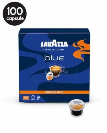 100 Capsule Lavazza Blue Espresso Ricco