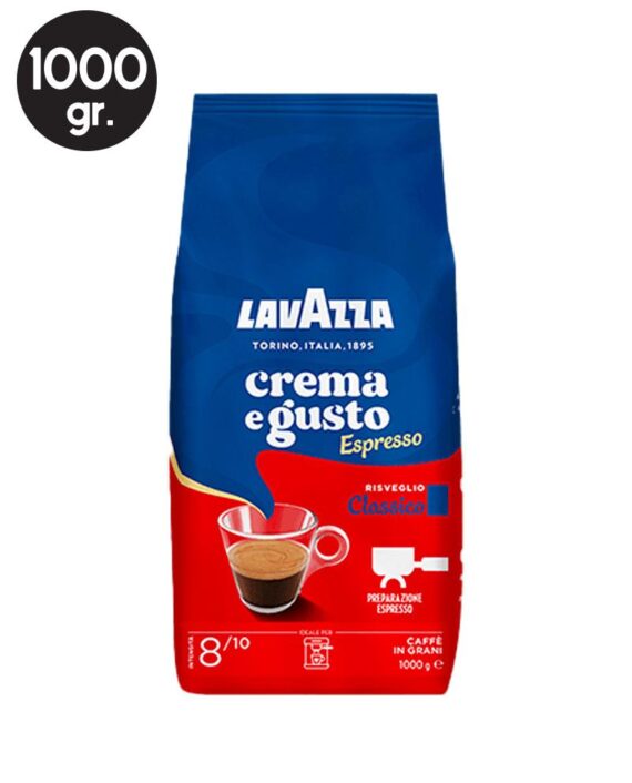 Cafea Boabe Lavazza Crema e Gusto Espresso Classico 1kg (8/10)
