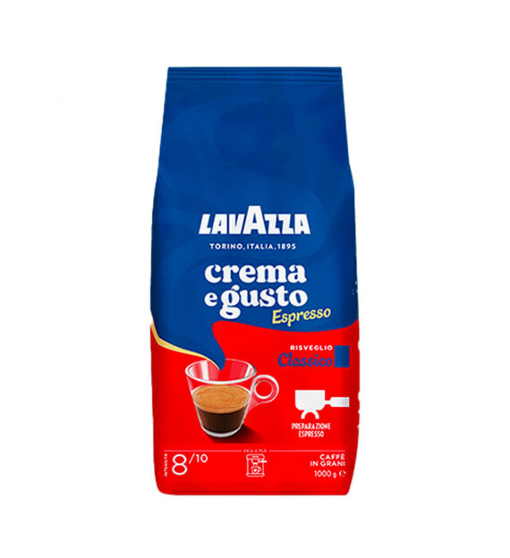 Cafea Boabe Lavazza Crema e Gusto Espresso Classico 1kg (8/10)