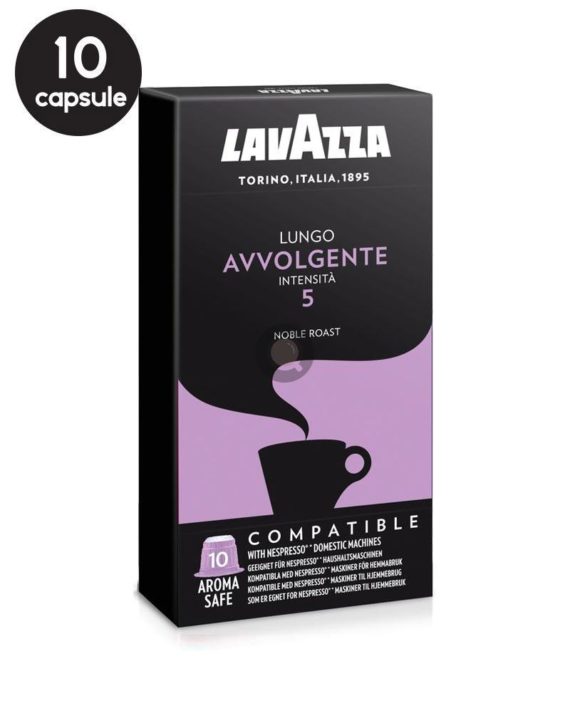 10 Capsule Lavazza Espresso Avvolgente - Compatibile Nespresso