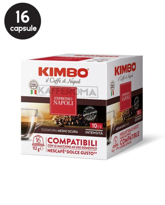16 Capsule Kimbo Napoli - Compatibile Dolce Gusto