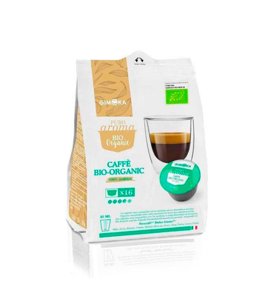 16 Capsule Gimoka Caffe Bio Organic – Compatibile Dolce Gusto
