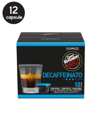 12 Capsule Caffe Vergnano Decaffeinato - Compatibile Dolce Gusto