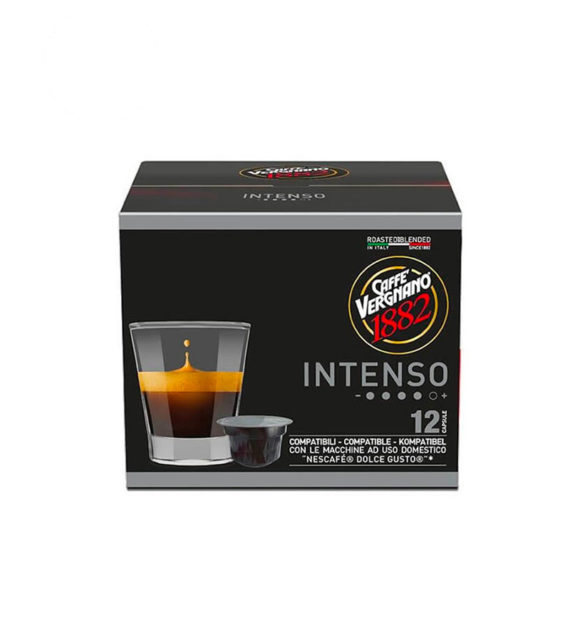 12 Capsule Caffe Vergnano Intenso - Compatibile Dolce Gusto