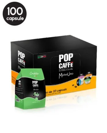 100 Capsule Pop Caffe Miscela 2 Cremoso – Compatibile Uno System 100 Capsule Pop Caffe Miscela 2 Cremoso – Compatibile Uno System