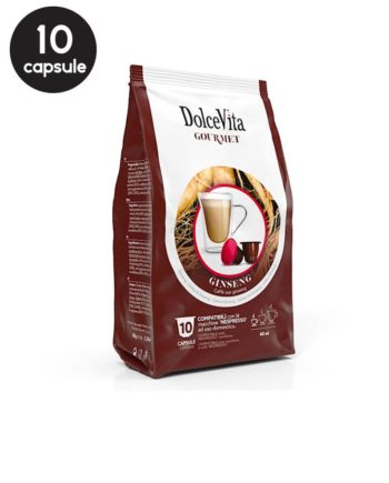 10 Capsule DolceVita Ginseng Dulce - Compatibile Nespresso