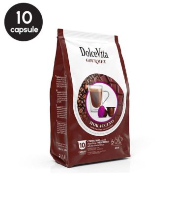10 Capsule DolceVita Mokaccino - Compatibile Nespresso