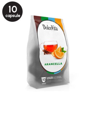 10 Capsule DolceVita Ceai Arancella - Compatibile Nespresso