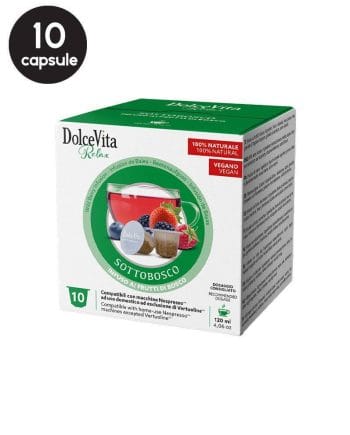 10 Capsule DolceVita Ceai Fructe de Padure - Compatibile Nespresso
