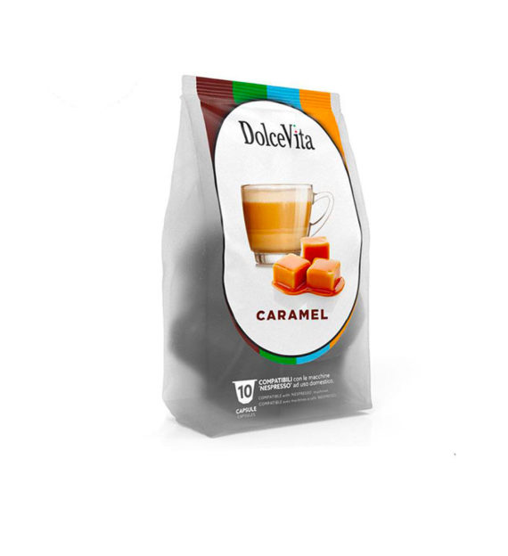 10 Capsule DolceVita Caramelito - Compatibile Nespresso