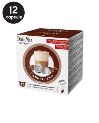 12 Capsule DolceVita Cappuccino - Compatibile Dolce Gusto