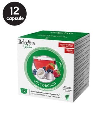12 Capsule DolceVita Ceai Fructe de Padure - Compatibile Dolce Gusto