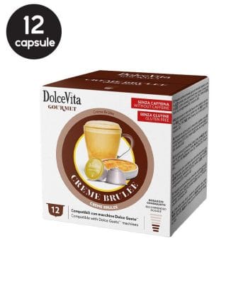 12 Capsule DolceVita Creme Brulee - Compatibile Dolce Gusto